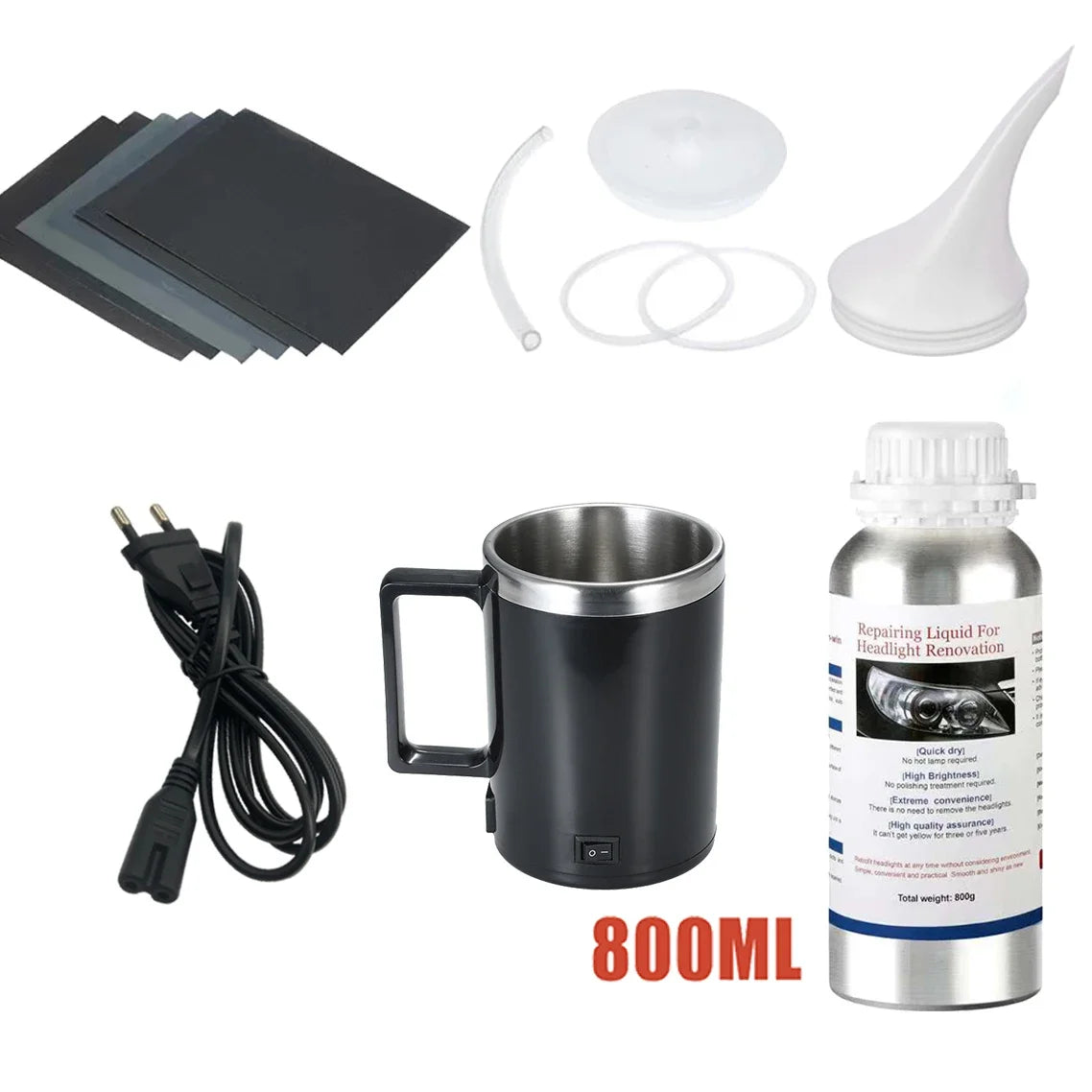 Headlight Polishing Kit